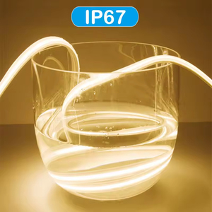 Tira de luz LED COB súper brillante AC220V blanco cálido 3000K de 8mm para exteriores, impermeable IP65 - Product Image 6