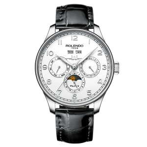 Reloj de Lujo Automático con Correa de Cuero para Hombre, ODM OEM, Montre Homme, Orologio Uomo, Cristal de Zafiro, Relojes Mecánicos - Product Image 1