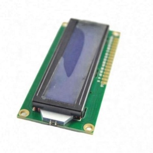 Módulo de pantalla LCD de 1602 caracteres Controlador HD44780 Retroiluminación azul LCD1602 - Product Image 1