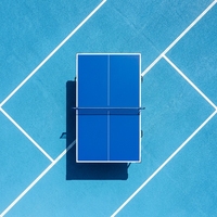 Table de ping-pong pliable de taille standard, en quatre parties, avec hauteur réglable, structure en MDF et métal, écologique
