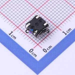 TS-1159UB-B-B-W Tactile Switch SMD-4P,6.2x6.2mm Switch Single Pole Single Throw Round Button 1.6N Vertical Mount - Product Image 2