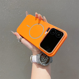 เคสโทรศัพท์แบบไร้สายแม่เหล็กสีพื้นสไตล์ Ins ให้สัมผัสนุ่ม ป้องกันการกระแทก สำหรับ XiaoMi 17 17pro 17promax 15 15pro 14 Pro - Product Image 6