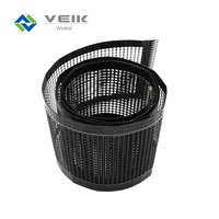 Bandes de guidage en maille PTFE résistantes aux acides et aux alcalis pour séchage UV, respirantes, antiadhésives, industrielles, marron/noir, sur mesure