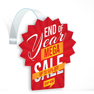 Clip Strip Display Wobbler Merchandising Sign Holder Impresión personalizada de señalización Punto DE COMPRA Impresión Precio Canal Tiras - Product Image 3