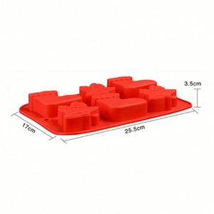 Molde de Silicona Ecológico para Hacer Jabón con Forma de Campana Navideña de 6 Cavidades, Muestra Gratuita de Fábrica, OEM/ODM - Product Image 3