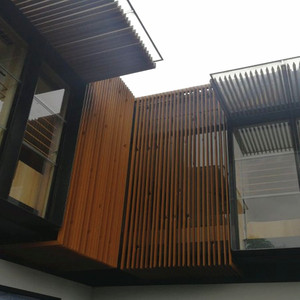 Panel de Revestimiento de Aluminio con Imitación de Madera, Revestimiento Metálico con Diseño de Grano de Madera, Panel de Pared Interior y Exterior - Product Image 1