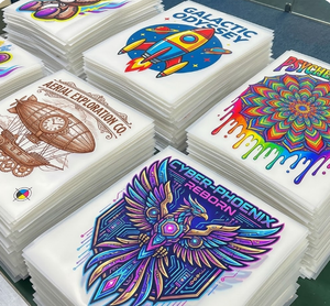 Pegatinas de Transferencia Térmica de Silicona Lavables con Diseños de Dibujos Animados, Tamaño Personalizado, Fáciles de Aplicar con Prensa de Calor para Textiles - Product Image 4