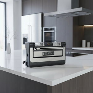 <span class=keywords><strong>Selladora</strong></span> <span class=keywords><strong>de</strong></span> Alimentos al Vacío Eléctrica Industrial Automática, Ancho <span class=keywords><strong>de</strong></span> Sellado <span class=keywords><strong>de</strong></span> <span class=keywords><strong>30</strong></span> <span class=keywords><strong>cm</strong></span>, Diseño Compacto, Construcción <span class=keywords><strong>de</strong></span> Plástico, Uso Doméstico, en Cocina y Autocaravanas - Product Image 6