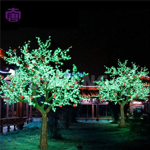 Lámpara LED Natural para Árboles Frutales, Adorno Escénico Magnífico con Frutos Brillantes para Decoración de Pasillos y Campus, en Venta - Product Image 6