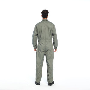 NFPA2112 Vêtements de travail de sécurité industrielle Original Nomex Combinaison de vol basique pour homme Sergé résistant aux flammes <span class=keywords><strong>Fr</strong></span> Combinaison - Product Image 4