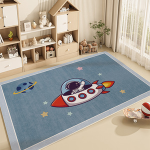 Tappetino da astronauta con stampa a macchina per bambini <span class=keywords><strong>tappeto</strong></span> in velluto di cristallo <span class=keywords><strong>tappeto</strong></span> <span class=keywords><strong>tappeto</strong></span> per bambini - Product Image 4