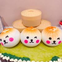 Jouets anti-stress personnalisés en TPR en forme de dumpling, vente en gros, best-seller, Mystery Dumpling 14+ Unisexe