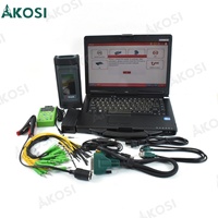Outil de diagnostic X TRUCK pour l'inspection du châssis, compatible avec les transmissions ZF Eaton FAST SINOTRUCK ATM RCS ABS EBS ECAS AIRMATIC + Ordinateur portable CF53