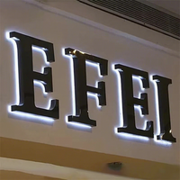Enseigne lumineuse LED extérieure, lettres publicitaires personnalisées, enseignes de magasin sur mesure, panneau publicitaire pour entrée