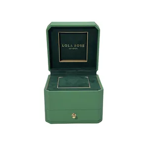 Unique Mini Personalized Customized Logo Sliding Boxes Wholesale Ring Jewelry Necklace Box Packaging