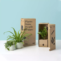 Fournisseur d'usine fleur personnalisé ondulé direct expédition cultivé plante Vase boîte d'emballage cadeau