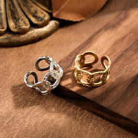 Bague de luxe européenne et américaine plaquée or 18 carats pour l'index, décoration de main FANKE