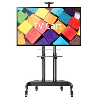 Carrito de TV extraíble de 32-75 "Youbei, soporte de TV móvil de acero laminado en frío con soportes, función LCD, carrito de TV fácil de mover