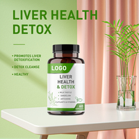 Complément alimentaire personnalisable en capsules actives à base de plantes pour adultes, pour la détoxification et la protection du foie