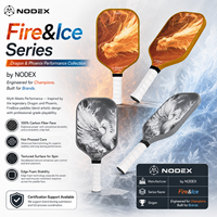 Dernier design Fire&Ice, raquette de pickleball USAPA de haute qualité, fabriquée sur mesure en fibre de carbone titane T700 thermoformée