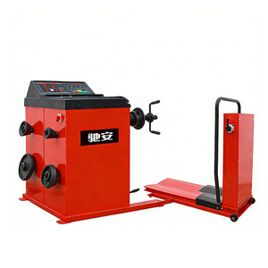 Machine d'équilibrage de roues entièrement automatique et robuste pour l'équilibrage des pneus de camions et de voitures avec une précision de ±1g et un cycle de 7 secondes - Product Image 1