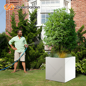 Jardinière en acier Corten galvanisé pour l'aménagement paysager durable et résistant aux intempéries - Product Image 3