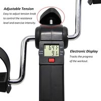 MAIBUFIT Vélo d'exercice pliable portable en acier pour usage domestique, avec écran, capacité 100 kg, idéal pour la rééducation – Meilleure vente