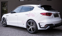 Kit carrosserie pour Maserati Levante, lèvre avant, diffuseur arrière, jupe latérale, spoiler, garniture en fibre de carbone sèche, style M