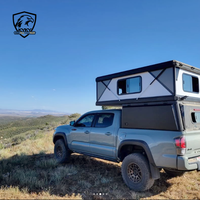 Huntoo - Auvent de camionnette personnalisable en aluminium, imperméable, antirouille, pour pick-up, ouverture automatique rapide quatre saisons, camping