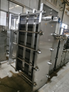 1000L Tấm trao đổi nhiệt tấm trao đổi nhiệt phe mát sữa trao đổi nhiệt - Product Image 4