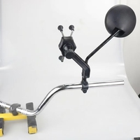 Support de téléphone anti-vibration à 4 griffes pour moto, chargeur sans fil 15W, fixation universelle pour guidon de scooter et vélo électrique, support de navigation