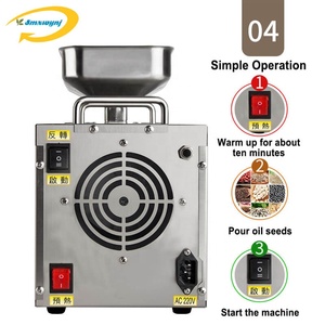 Máquina de prensado de aceite comercial, prensa de aceite para restaurante, seguridad en frío y salud, Minyak masak mesin - Product Image 6