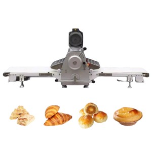 <span class=keywords><strong>Machine</strong></span> <span class=keywords><strong>à</strong></span> rouler la pâte électrique commerciale en acier inoxydable, automatique, pour boulangerie, pizza, pâtisserie, pain, pâtes, épaisseur réglable - Product Image 1