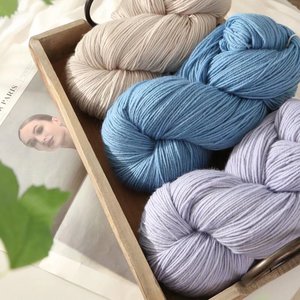 290 양모 타래사 스웨터 코트와 담요 염색 패턴을위한 중간 두꺼운 DIY 뜨개질 및 크로 셰 뜨개질 바늘 - Product Image 3