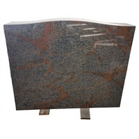 Statue de pierre tombale multicolore rouge Serptop, design américain traditionnel, pour cimetière, avec garantie d'un an