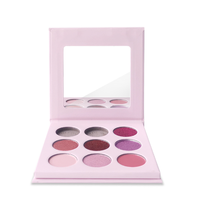 Neue beliebte Hochglanz- und Matt-Papierpalette Multi-Chrome Duochrome Gepresste Lidschattenpigmente Schimmerndes Chrome Dunkel
