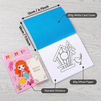 Ensemble de 6 crayons de couleur et livre de coloriage, cadeau artistique pour enfants, non toxique, en bois hexagonal, logo personnalisé OEM ODM, rentrée scolaire