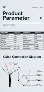 خلية تحميل من الفولاذ المقاوم للصدأ، خلية تحميل صغيرة الحجم على شكل زر لقياس قوة الضغط - Product Image 5