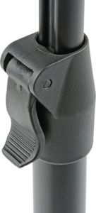 QUIK LOK GS/508 Black Guitar Stand with Self-Locking Yoke 11x11 cm 8.5 cm Mounting Plate <b>Musical</b> <b>Instrument</b> Accessory - Product Image 2