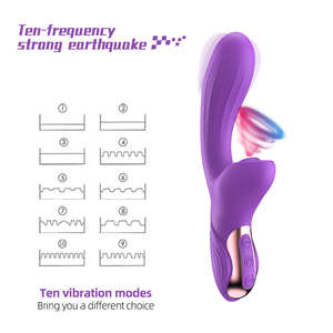 Nieuw Ontwerp 2-In-1 Zuigende En Vibrerende Av Vibrator Voor G-Spot Clitoris Schaamlippen - Product Image 5