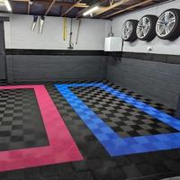 YQ YQ-18 Quadratische Kunststoff-Drainageroste mit Klicksystem - Umweltfreundlich Wasserdicht für Innenbereich, Lagerhallen, Garagen, Autowaschanlagen 1