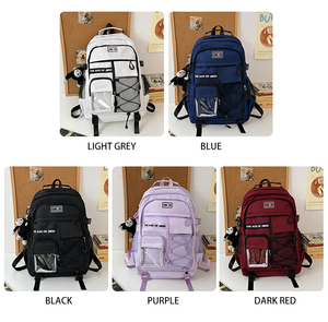 <span class=keywords><strong>Mochila</strong></span> Escolar Coreana 2026, Nueva Tendencia, Gran Capacidad, Impermeable, con Cierre de Cremallera, para Estudiantes, Ideal para Viajes Ligeros - Product Image 2