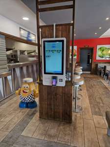 Quiosco de autoservicio Monitor de pantalla táctil Quiosco de pedidos Máquina de quiosco de autoservicio Señalización digital y pantalla - Product Image 6