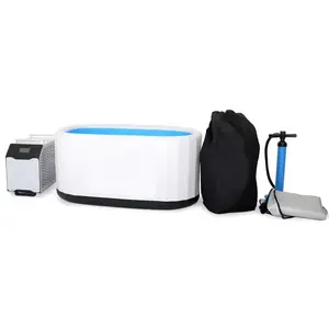 Portable PVC Inflatable Drop Stitch Inflate Cold Immersion Tub Sports Rrecovery Garden Ice Cryotherapy Spa Bathtub