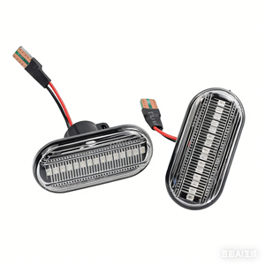 Luce Laterale Dinamica Sequenziale a LED per <span class=keywords><strong>Renault</strong></span> Opel Nissan Smart, Indicatore di Direzione a Flusso Continuo - Product Image 1