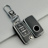 Étui de protection souple en TPU de qualité supérieure pour clé de voiture Volkswagen Sagitar PASSAT CC Polo Skoda VW, porte-clés, accessoires