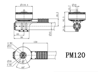 Eagle Power PM120A KV75 Heavy Lift Power Mix Moteur Hélices ESC pour Quadcopter Agriculture UAV