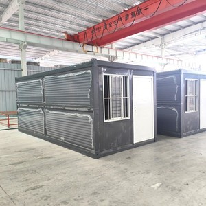 CE Modern European Design Folding Container <b>House</b> for Hotel Use Prefabricated Steel Structure Breathable Customizable Size - Product Image 1