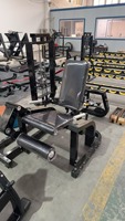 Machine à extensions de jambes assise à charge libre, équipement commercial d'extension de jambes avec siège réglable pour l'entraînement des quadriceps