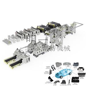 Professionelle Halbautomatische Doppelkopf-Hochleistungs-Nadelungsproduktionslinie für Fahrzeuginnenräume - Product Image 1